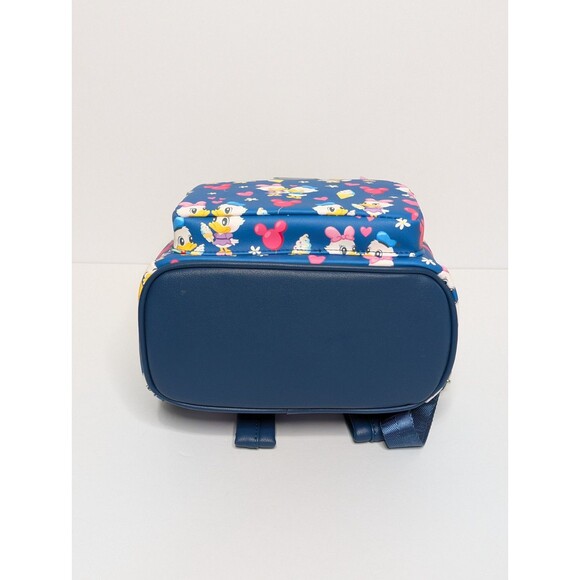 Disney Parks Loungefly Blue Donald and Daisy Mini Backpack Limited Edition